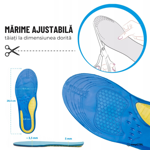 Branturi ortopedice gel ajustabile uz zilnic 35-40.5 amortizare confort [7]