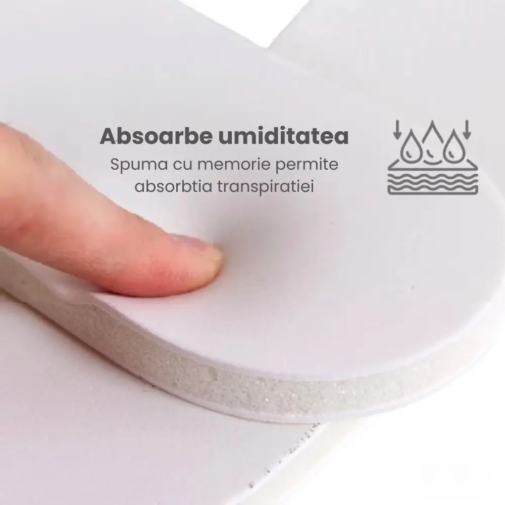 Set 2 branțuri ortopedice spumă cu memorie ajustabile 36-45 unisex [5]