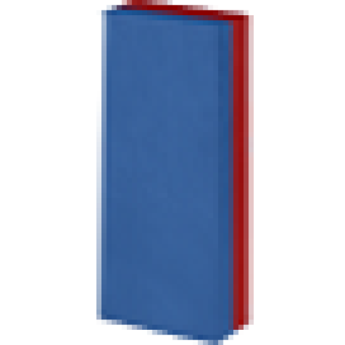 Magneți ferită bloc magnetizat perpendicular pe suprafață