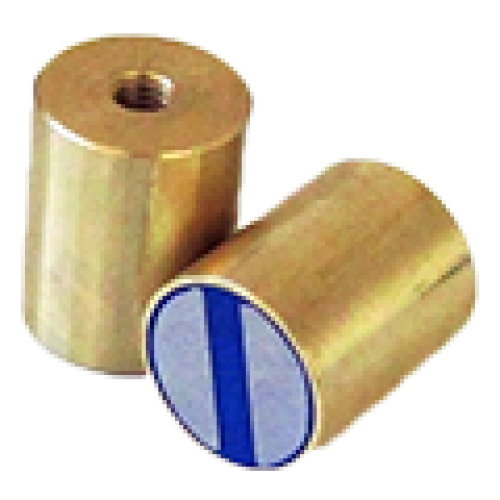 Oale magnetice din alamă cu filet interior cu toleranță h6