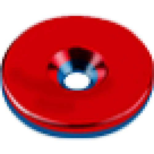 Magneți NdFeB cilindru cu gaură pentru șurub - axial