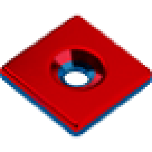 Magneți NdFeB bloc cu orificiu  – perpendicular pe suprafață