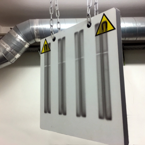 Captator de praf magnetic