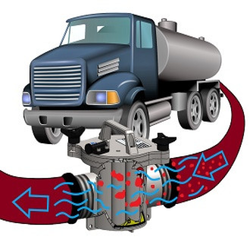 Separator pentru rezervoare