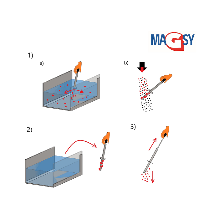 Bară magnetică de sortare de diam. 20 mm [3]