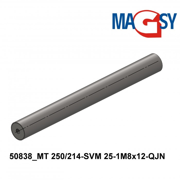 Bară magnetică - NdFeB diam.25 x 250 mm, 14.500 Gs, 95 N, 80 °C [7]
