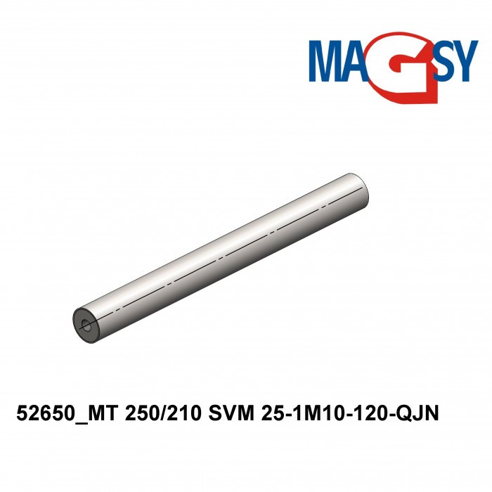 Bară magnetică - NdFeB pr.25 x 250 mm, 14.500 Gs, 95 N, 120 °C [2]