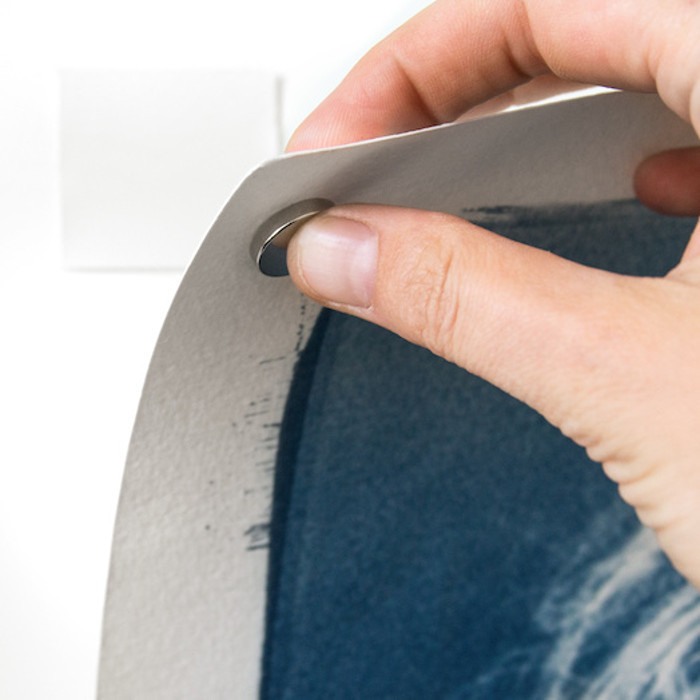 Bară metalică autoadezivă 35x1,15 mm - albă - lungime 1 m [3]