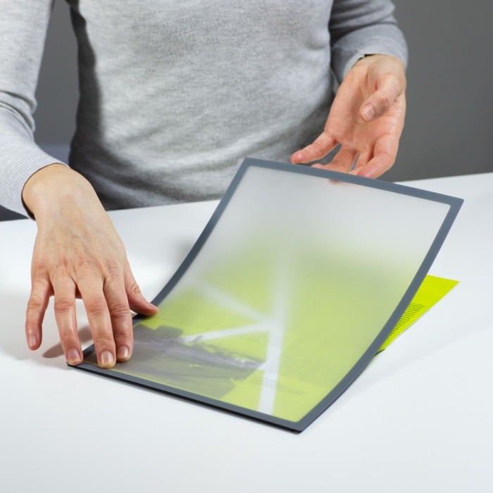 Buzunar magnetic A3 cu chenar gri [2]