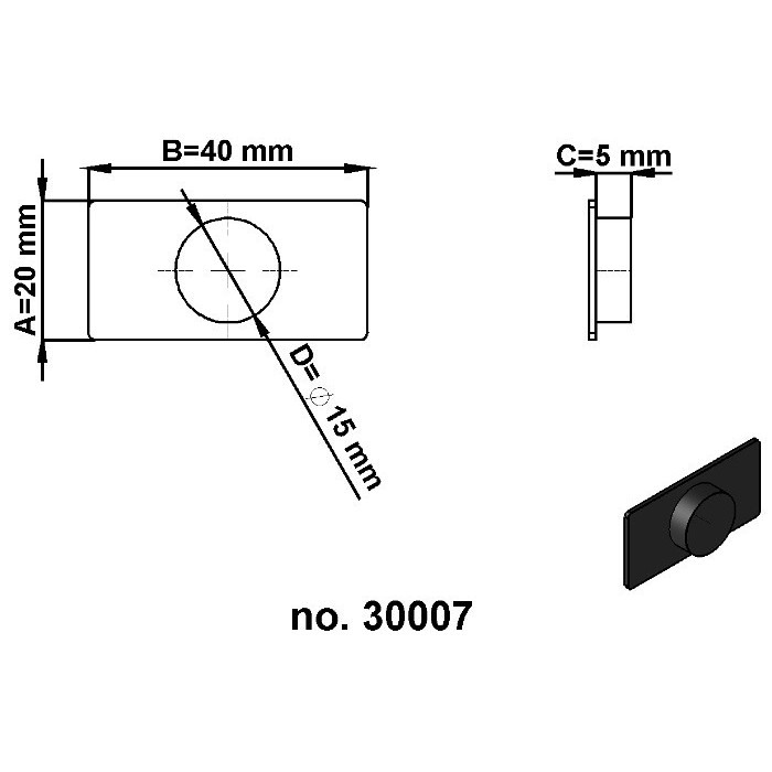 Clip magnet autoadeziv [2]