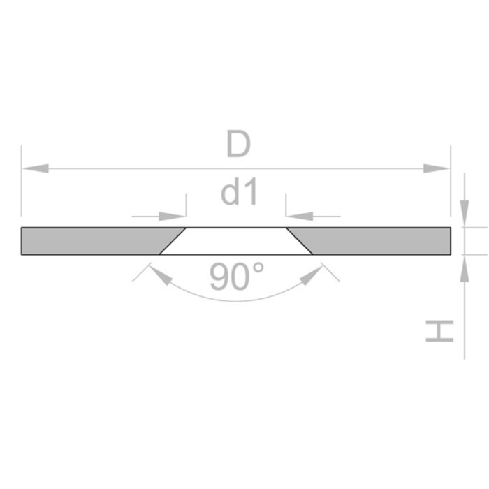 Contra piesă din oțel diam. 12 s 1,5 mm cu gaură pentru șurub [4]
