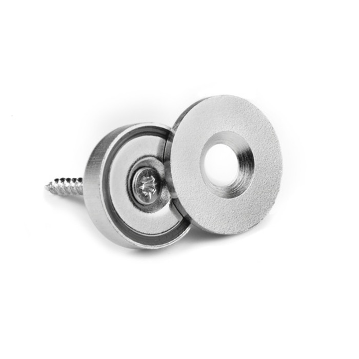 Contra piesă din oțel diam. 18 s 1,5 mm cu gaură pentru șurub [2]