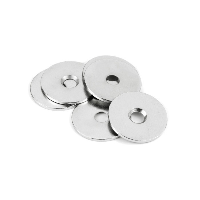 Contra piesă din oțel diam. 23 s 1,5 mm cu gaură pentru șurub [2]