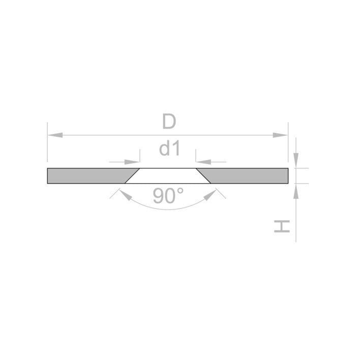 Contra piesă din oțel diam. 34 s 3 mm cu gaură pentru șurub [4]