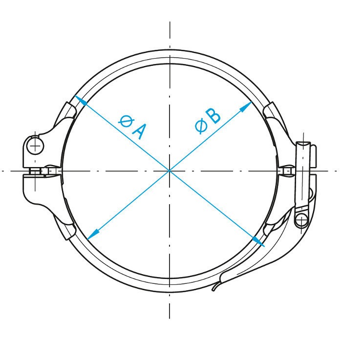 Cuplaj rapid JACOB DN 100 [2]