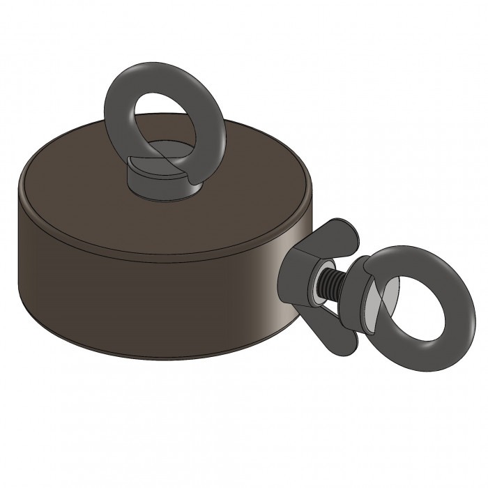 Fishing magnet 2x500Kg [4]