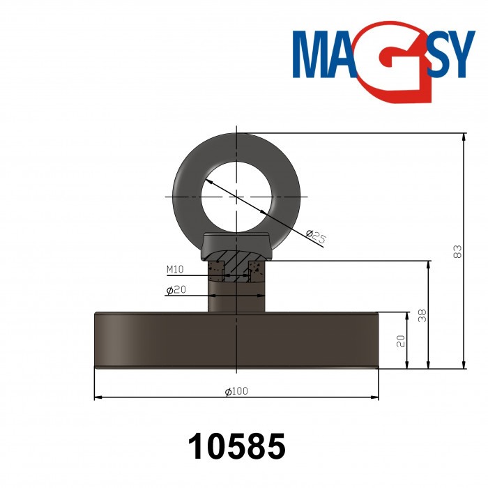 Fishing magnet 530Kg [2]