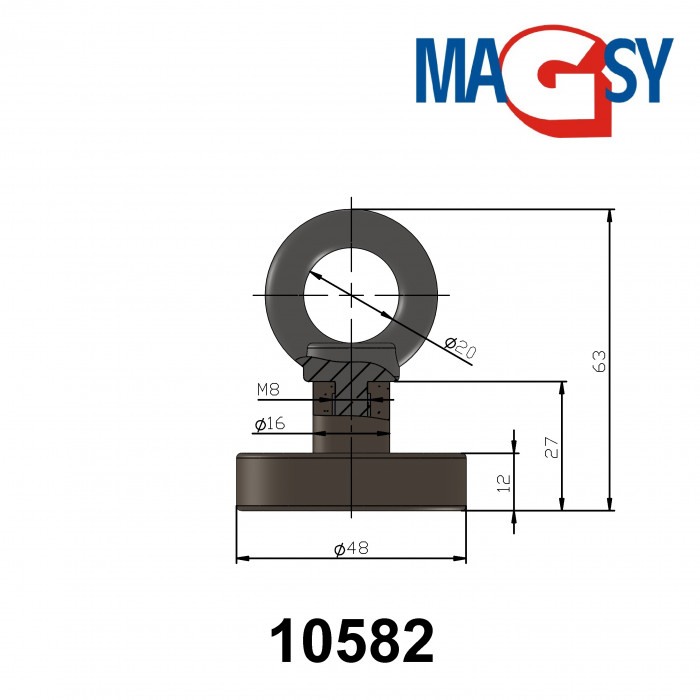 Fishing magnet 94Kg [2]