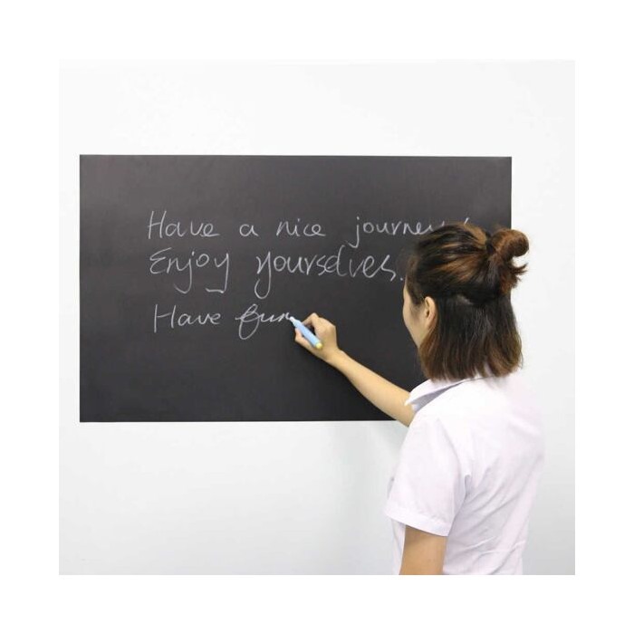 Folie acoperită, autoadezivă neagră cu adeziv din spumă, marker, 100 × 60 cm [1]