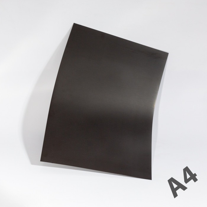 Folie magnetică A4 (297x210 mm)  2 mm - negru - fără tratament de suprafa [1]