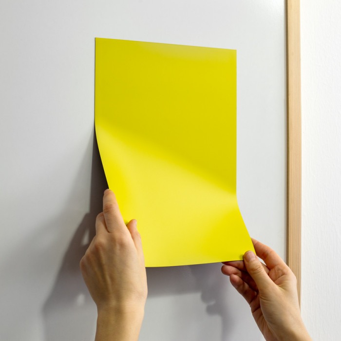 Folie magnetică A4 galbenă grosime 0,5 mm [2]