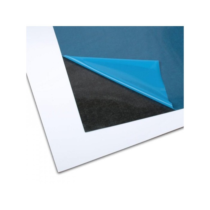 Folie metalizata - alb lucios, inscriptibila (PET), latime 0,60 m, lungime 1 m [5]