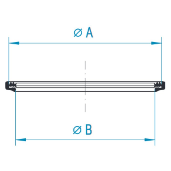 Garnitură pentru cuplaj JACOB DN 120 - special Blue [2]