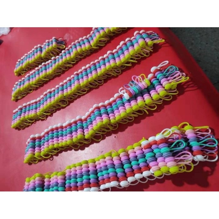 Inele magnetice de strângere, siliconate, pentru utilizare repetată, multicolore, 8 buc. [7]