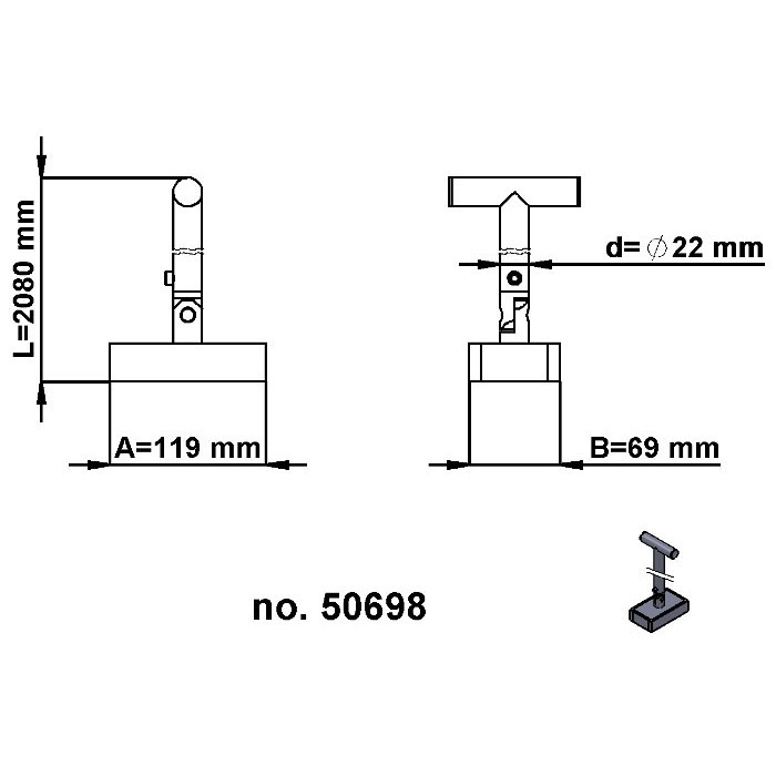 Magnet de ferită pentru ateliere de galvanizări și lăcuiri [2]