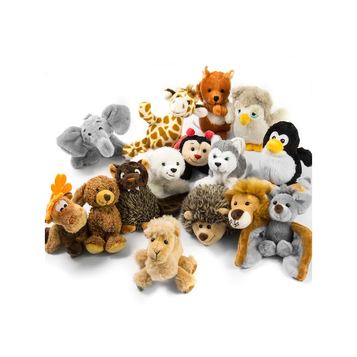 Magnet de pluș „husky” – 2 x magnet cusut în picioarele din față [3]