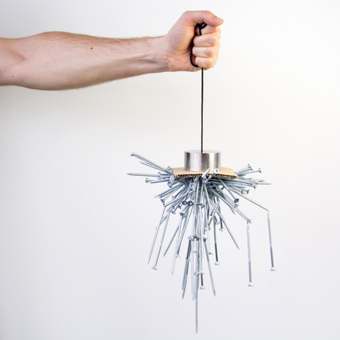 Magnet fishing / Magnet neodim cilindru cu gaură diam. 60 x 30 N 80 °C, VMM8-N45 [3]