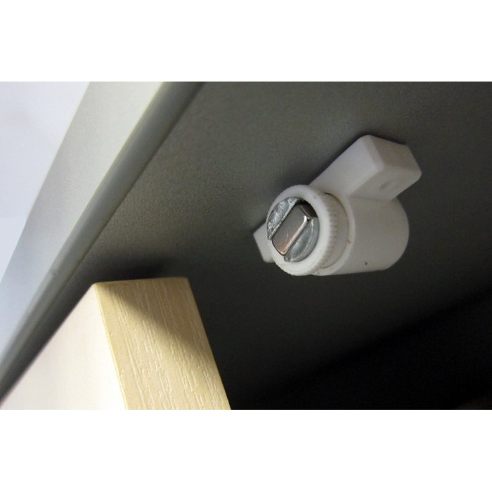 Magnet mobilier reglabil cu magnet de neodim, alb [1]