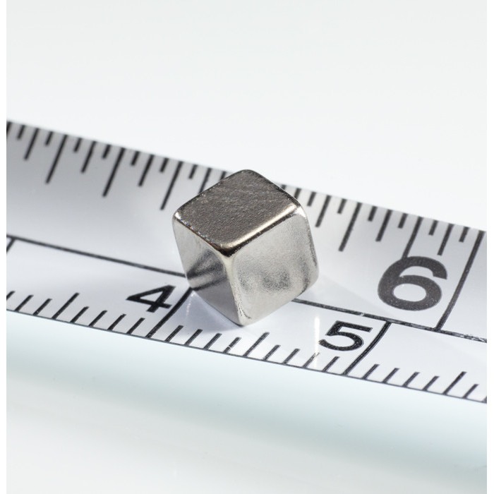 Magnet neodim bloc 5x5x5 N 80 °C, VMM7-N42 [1]