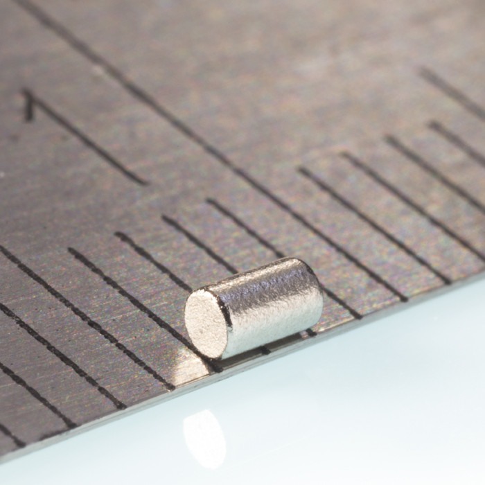 Magnet neodim cilindru cu diam.1,2x2 N 80 °C, VMM5-N38 [1]