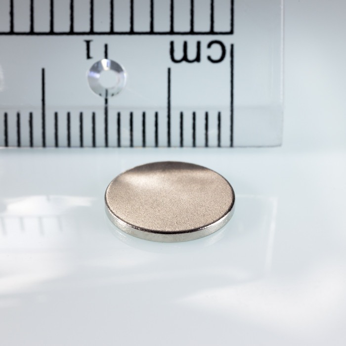 Magnet neodim cilindru cu diam.10x1,5 N 80 °C, VMM4-N35 [1]