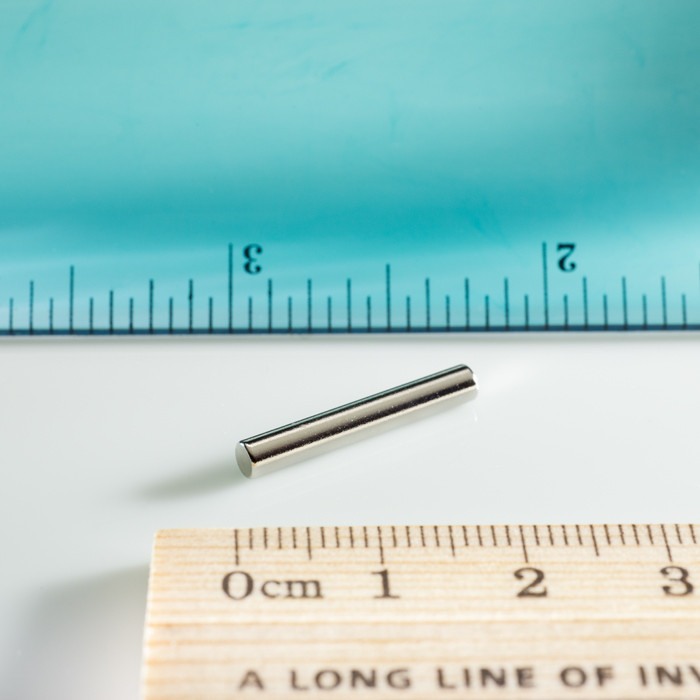 Magnet neodim cilindru cu diam.3x20 N 80 °C, VMM5-N38 [1]