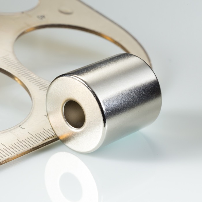 Magnet neodim inel cu diam.23x diam.8x25 N 80 °C, VMM4-N35 [1]