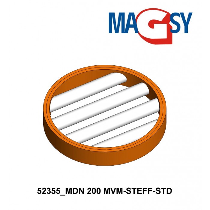 Magnet pentru pâlnia de alimentare MDN 200 MVM-STEFF-STD, 4.530 Gs, 35,5 N [7]