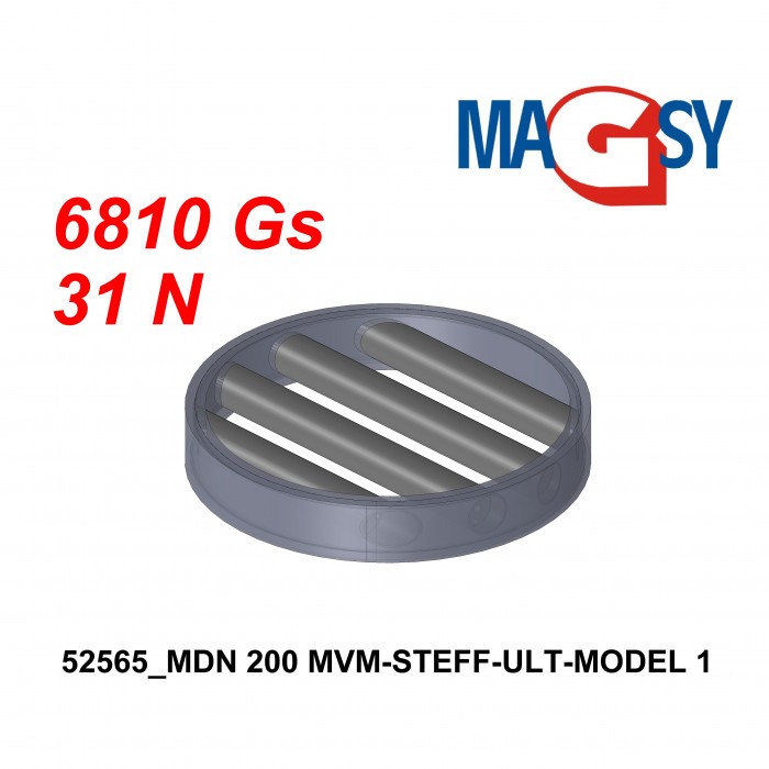 Magnet pentru pâlnia de alimentare MDN 200 MVM-STEFF-ULT-MODEL 1 [2]