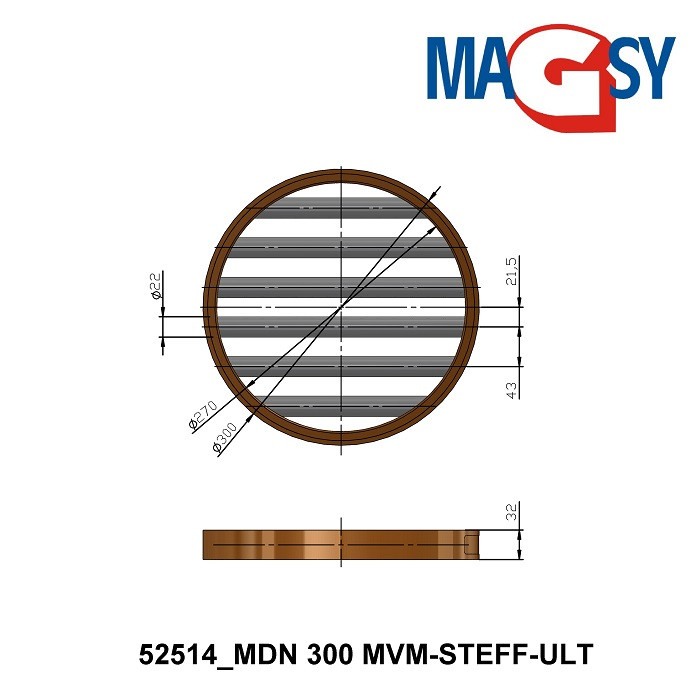 Magnet pentru pâlnia de alimentare MDN 300 MVM-STEFF-ULT [4]
