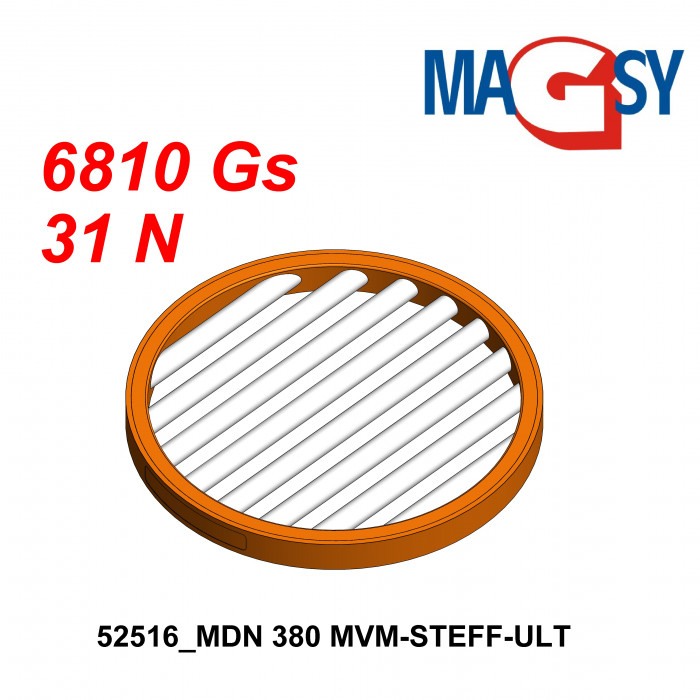 Magnet pentru pâlnia de alimentare MDN 380 MVM-STEFF-ULT, 6.810 Gs, 31 N [2]