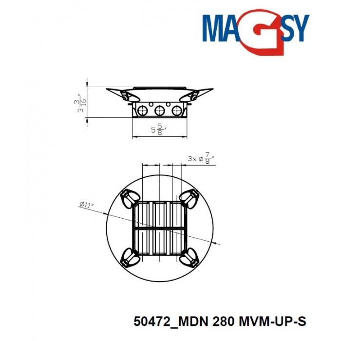 Magnet pentru pâlnia de alimentare - UP - model S [9]