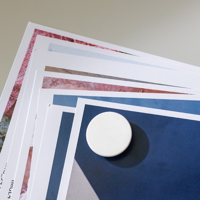 Magnet puternic in carcasa de palstic alb nepersonalizat [3]