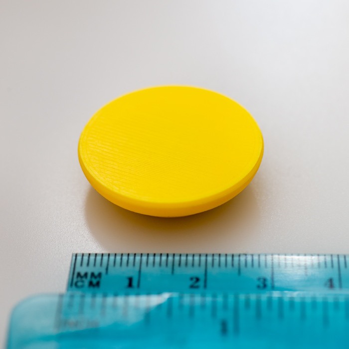 Magnet puternic în carcasă de plastic nepersonalizat - galben [2]