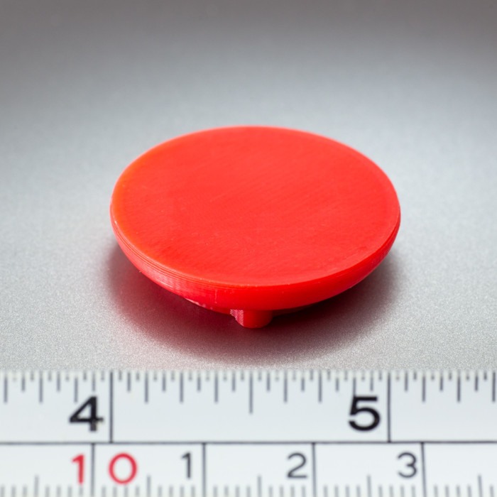 Magnet puternic în carcasă de plastic nepersonalizat - roșu [2]