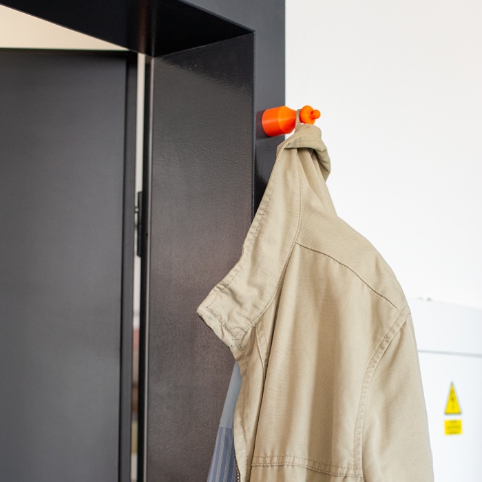 Magnet puternic în carcasă de plastic - portocaliu [3]