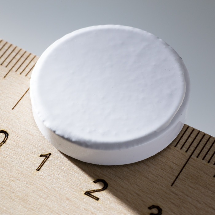 Magnet rotund colorat diam.26x5 alb [1]
