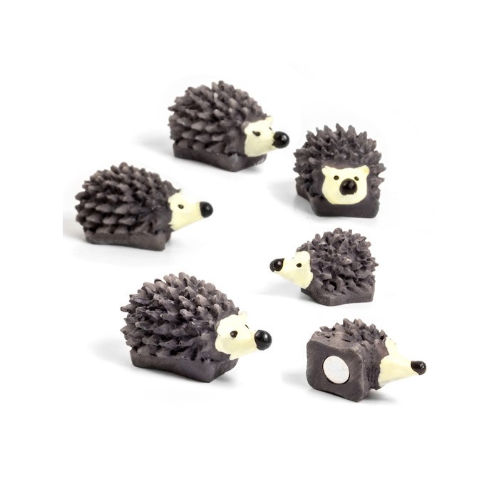 Magneți de frigider - arici - 6 buc. [2]