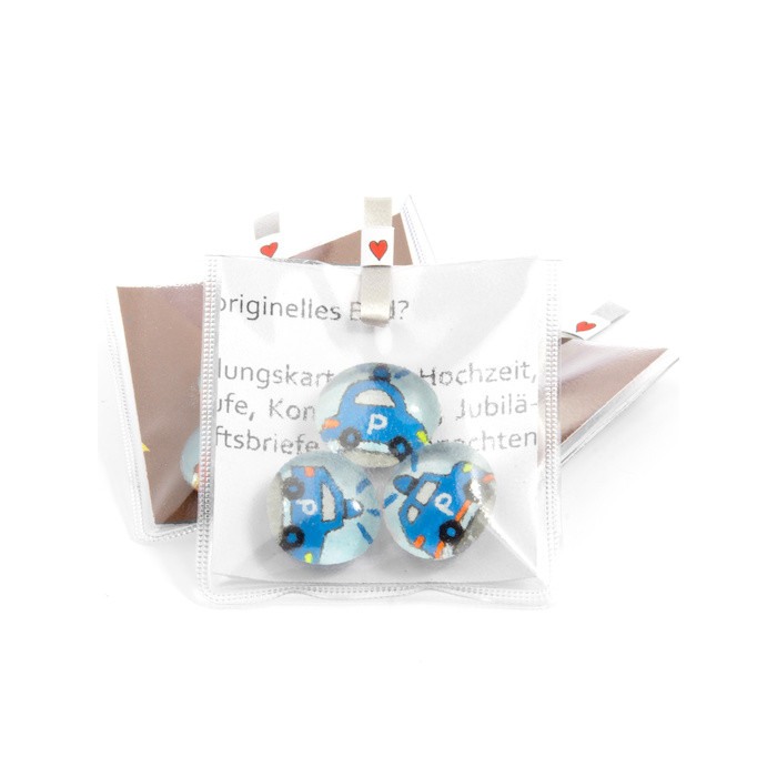 Magneți de frigider din sticlă - poliție - 3 buc. [3]