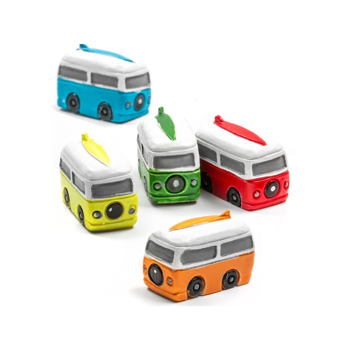 Magneți de frigider - rulote - 5 buc. - diferite culori [1]